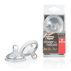 TOMMEE TIPPEE Биберон  EASI VENT Звезда  4 капки  6м+