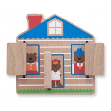 MELISSA & DOUG Дървена къща с вратички Мечки