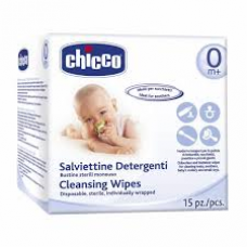 CHICCO Почистващи стерилни кърпички 15 бр.